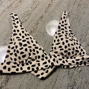 Leopard Aerie Bikini Top
